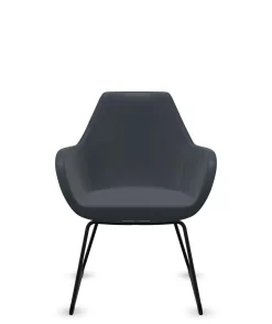 Camif Chaises De Bureau>FLOKK Fauteuil entièrement capitonné pieds luge Fan 10V -