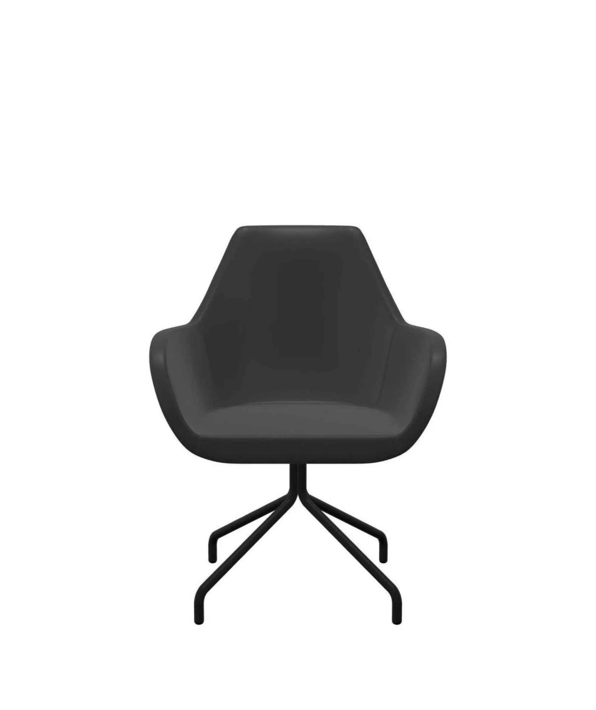 Camif Chaises De Bureau>FLOKK Fauteuil entièrement capitonné piètement 4 branches métal FAN 10H -