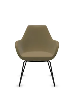 Camif Chaises De Bureau>FLOKK Fauteuil entièrement capitonné pieds luge Fan 10V -