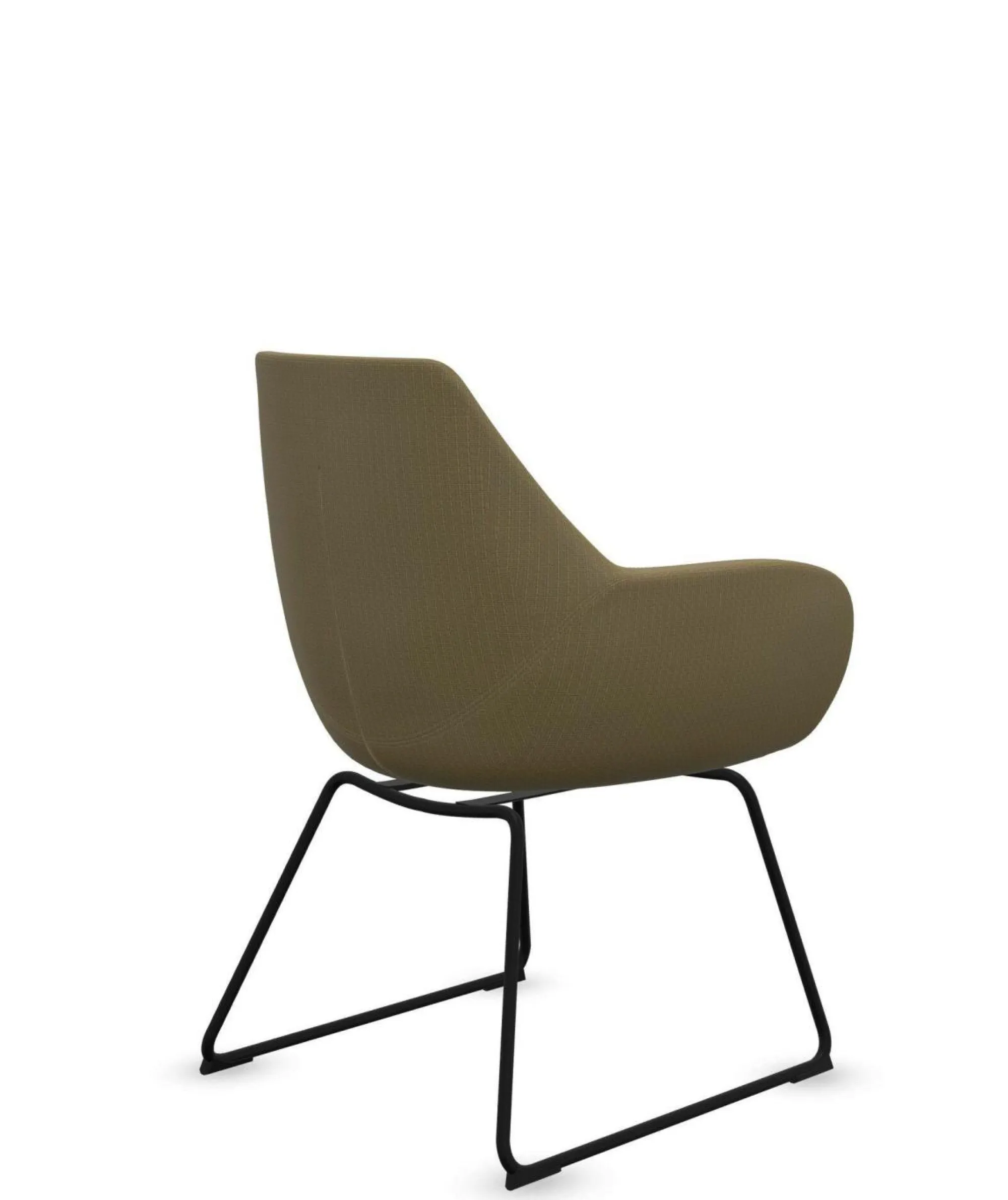 Camif Chaises De Bureau>FLOKK Fauteuil entièrement capitonné pieds luge Fan 10V -