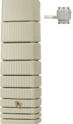 Camif Récupérateurs D'Eau>GARANTIA Kit Récupérateur d'Eau Cuve Murale 650 L Slim Sable