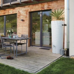 Camif Pots Et Jardinières|Récupérateurs D'Eau>GARANTIA Kit Récupérateur d'Eau 350 L 2en1 Natura -