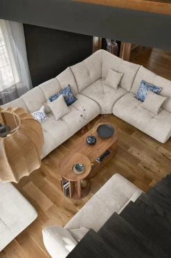 Camif Canapés Modulables>Grande chauffeuse pour canapé modulable tissu Benny - - 1,5 place