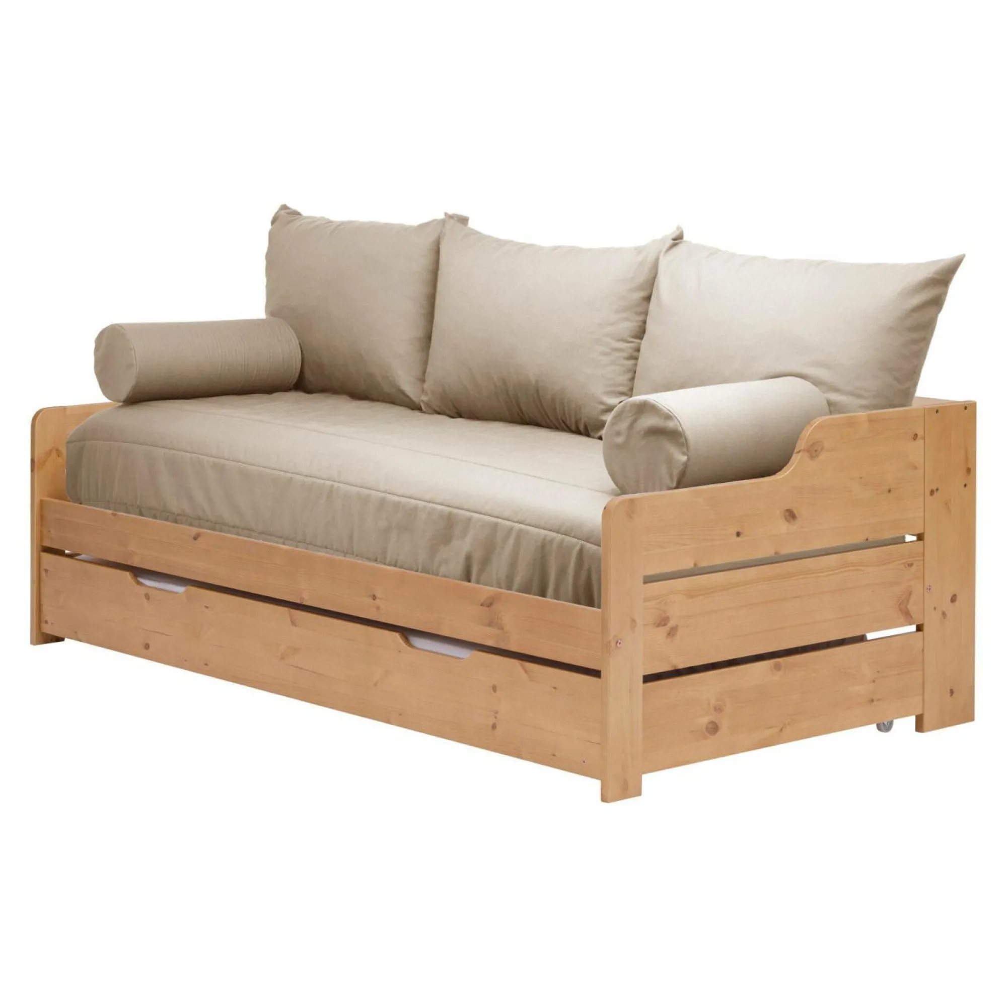Camif Housses De Canapés Et Fauteuils|Housses De Canapés Et Fauteuils>Habillage lit gigogne recyclé Heva -