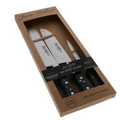 Camif Couteaux De Cuisine>JEAN DUBOST Coffret 3 pièces cuisine 1920 Sense Black