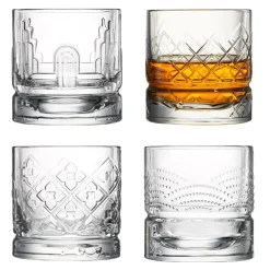 Camif Verres|Verres>LA ROCHERE Set de 4 gobelets whisky Dandy