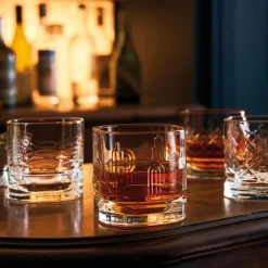Camif Verres|Verres>LA ROCHERE Set de 4 gobelets whisky Dandy