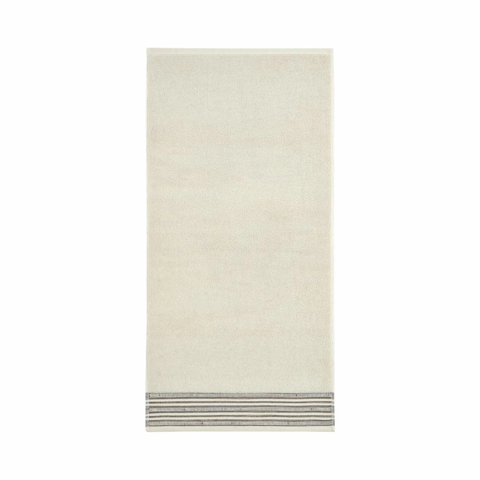 Camif Serviettes De Bain>LASA HOME Serviette de bain coton Léontina, écorce - - 100 x 150 cm