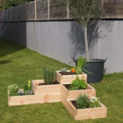 Camif Carrés De Potager>LE CARRE FANTASTIK Carré de Potager 3 Niveaux Volcanik en Bois