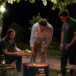 Camif Barbecues>LE MARQUIER Brasero d'Extérieur avec Couvercle en Acier Ø 60 cm Original