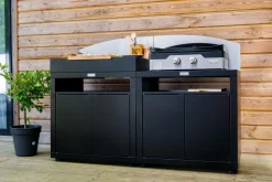 Camif Cuisines D'Extérieur>LE MARQUIER Cuisine d'Extérieur 2 Éléments avec Crédence en Acier -