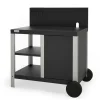 Camif Dessertes Planchas>LE MARQUIER Desserte Allure Duo en Acier Noir et Inox