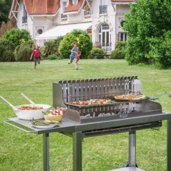 Camif Ensembles Planchas Et Dessertes>LE MARQUIER Ensemble Barbecue et Chariot Irissarry en Inox