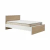 Camif Lits Avec Rangement|Lits Avec Rangement>Lit avec tiroir de rangement en option décor bois Palerme - 140 x 190/200 cm