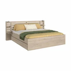 Camif Lits Avec Rangement|Lits Avec Rangement>Lit avec tiroirs de rangement en option Palmyre - 140 x 200 cm