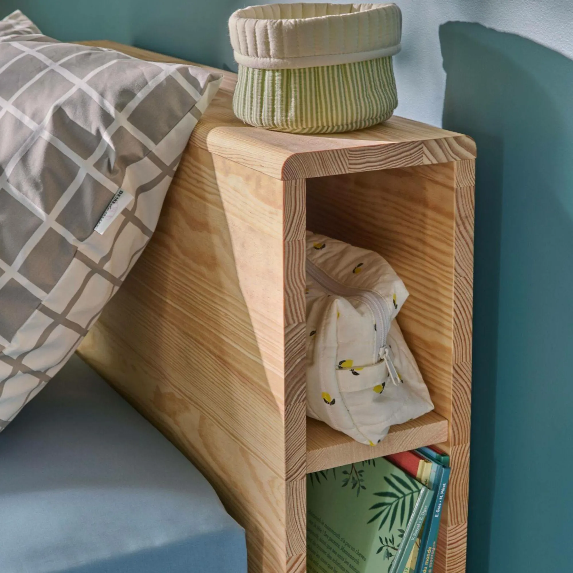 Enfant Camif Chambres Enfant|Chambres Enfant>Lit rangement bois massif Sebastian -
