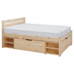 Camif Lits Avec Rangement|Lits Avec Rangement>Lit rangement bois massif Tara - - 140 x 200 cm