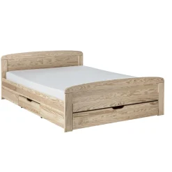 Camif Lits Avec Rangement|Lits Avec Rangement>Lit rangements bois massif Iris -