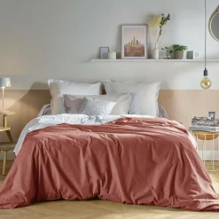 Camif Draps Housse>Lot de 2 draps housses bonnet 33 cm coton bio Fil & Sens - - 160 x 200 cm