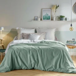 Camif Draps Housse>Lot de 2 draps housses bonnet 33 cm coton bio Fil & Sens - - 160 x 200 cm