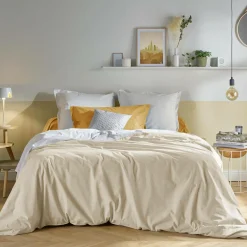 Camif Draps Housse>Lot de 2 draps housses bonnet 33 cm coton bio Fil & Sens - - 80 x 200 cm