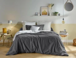 Camif Draps Housse>Lot de 2 draps housses matelas épais coton bio Fil & Sens - - 140 x 190 cm