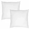 Camif Oreillers|Oreillers>Lot de 2 oreillers plats recyclés Pacôme, - 65 x 65 cm