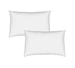 Camif Oreillers|Oreillers>Lot de 2 oreillers plats recyclés Pacôme, - 45 x 70 cm