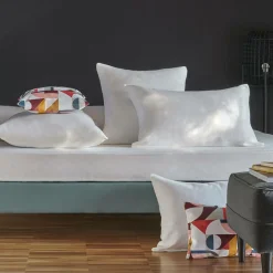 Camif Protèges Oreillers|Protèges Oreillers>Lot de 2 protège oreillers molleton coton bio Mona - 65 x 65 cm