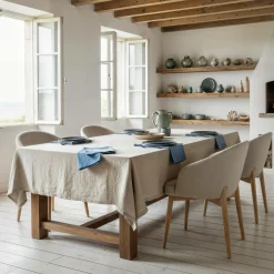 Camif Serviettes De Table|Serviettes De Table>Lot de 6 serviettes coton lin Eline - - 45 x 45 cm