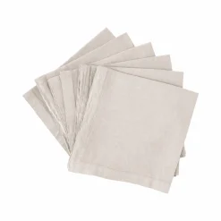 Camif Serviettes De Table|Serviettes De Table>Lot de 6 serviettes coton lin Eline - - 45 x 45 cm