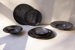 Camif Assiettes|Assiettes>MARIA PT TERRACOTA Lot de 6 Assiettes creuses Croisé Anadia