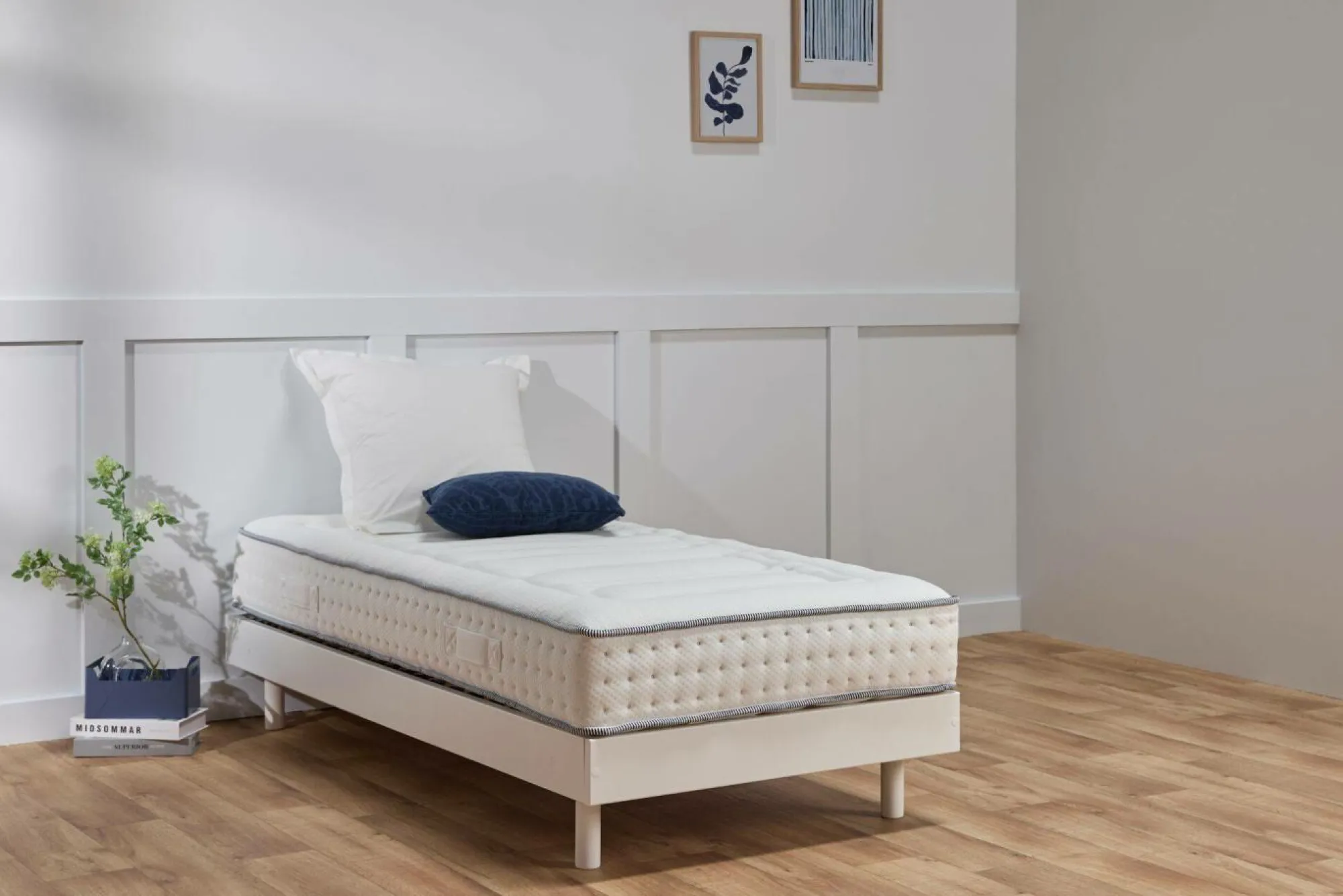 Camif Matelas 90 X 190 Cm|Matelas 140 X 190 Cm>Matelas mousse HR 5 zones 22 cm Ernest - 80 x 200 cm