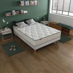 Camif Ensembles 90 X 190 Cm|Ensembles 160 X 200 Cm>MERINOS Ensemble sommier et matelas Sweety - - 140 x 190 cm