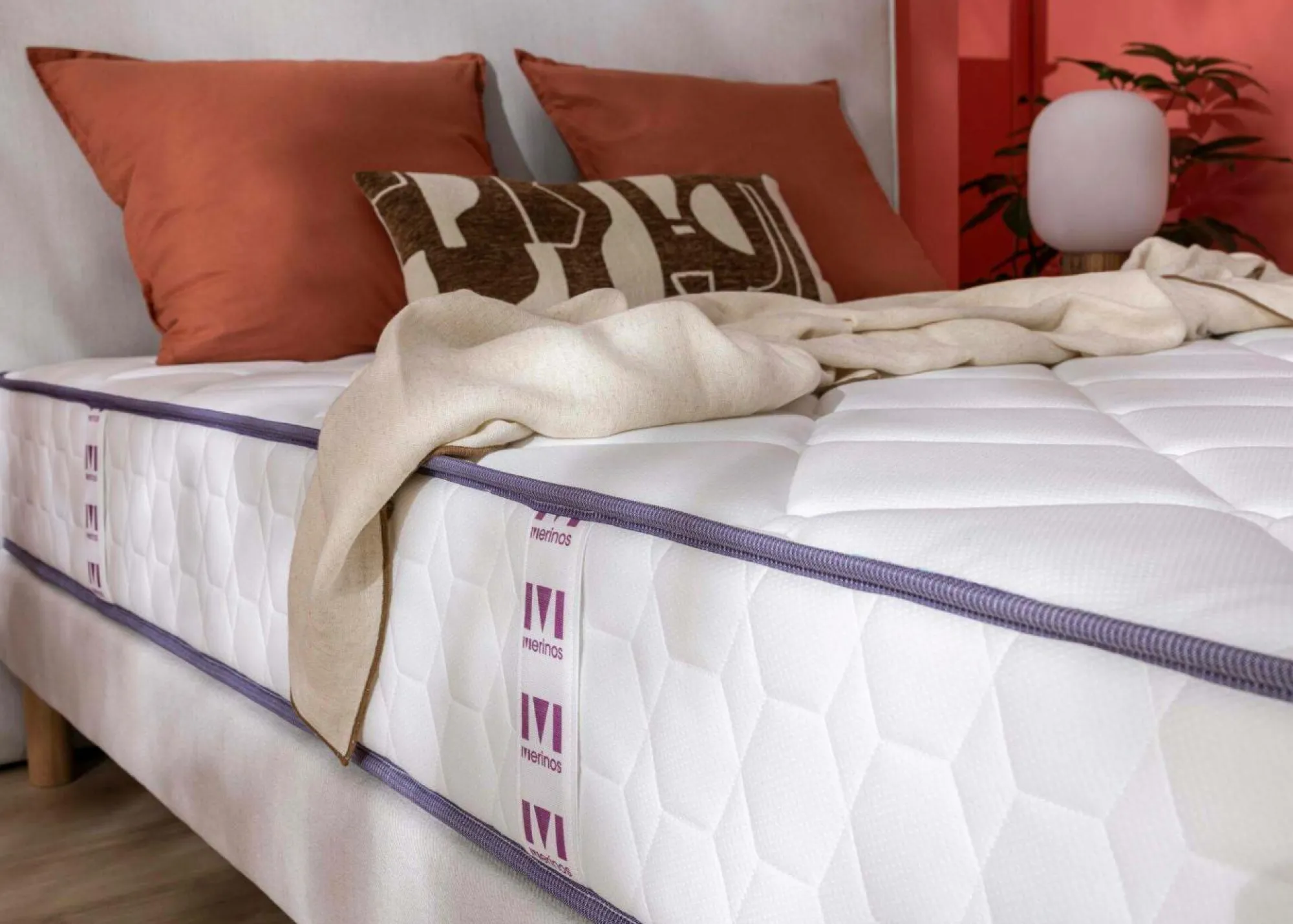 Camif Matelas 140 X 190 Cm|Matelas 160 X 200 Cm>MERINOS Matelas ressorts ensachés 24 cm Cheer Bed - 200 x 200 cm