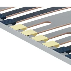 Camif Sommiers 90 X 190 Cm|Sommiers 140 X 190 Cm>MERINOS Sommier cadre métal à lattes 3 zones 4 cm - 2 x 80 x 200 cm