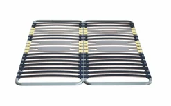 Camif Sommiers 90 X 190 Cm|Sommiers 140 X 190 Cm>MERINOS Sommier cadre métal à lattes 5 zones 4 cm - 2 x 80 x 200 cm