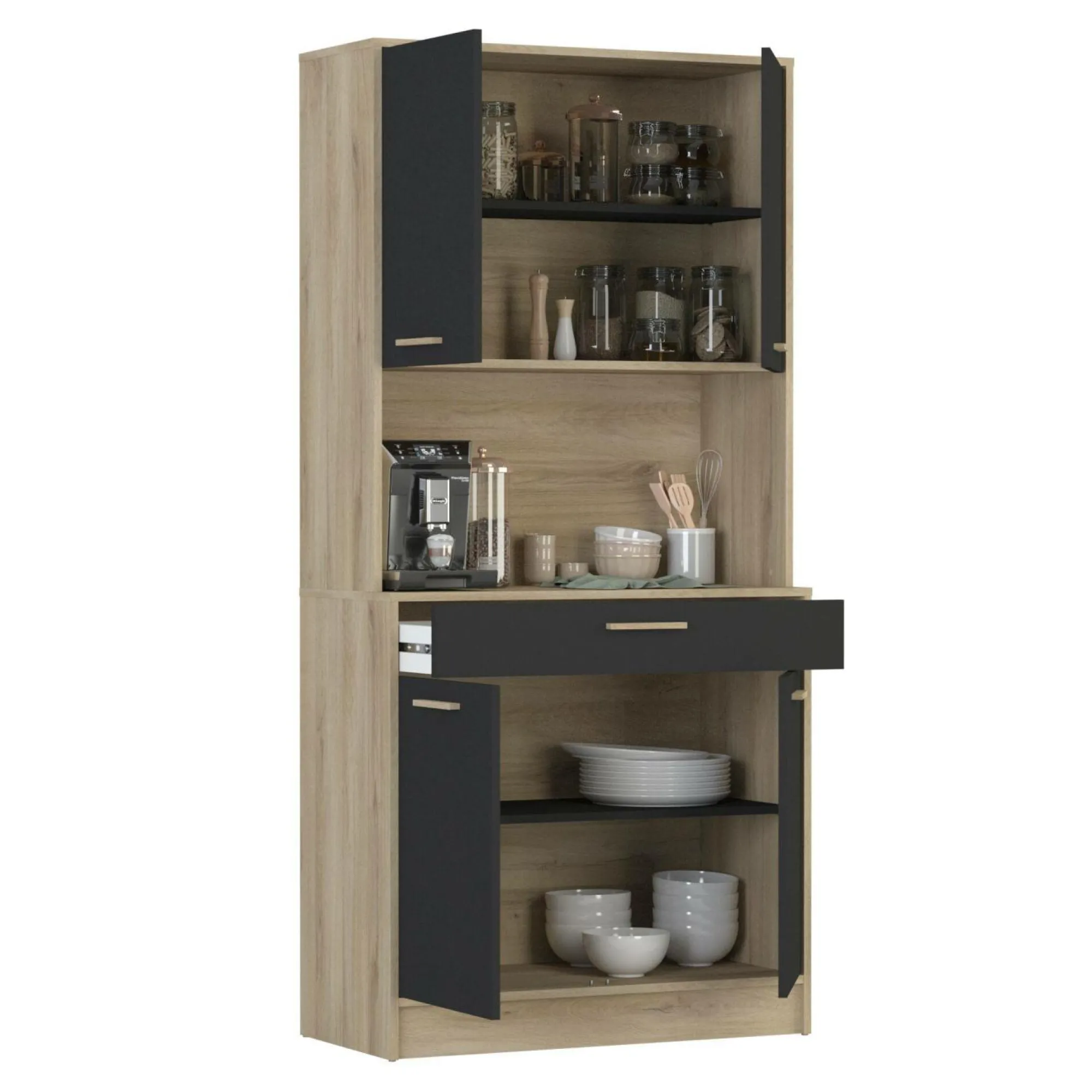 Camif Meubles Vitrines|Meubles De Rangement Cuisine>Meuble de rangement haut Dalia