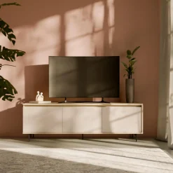 Camif Meubles Tv>Meuble TV 3 portes décor bois Gustavo -