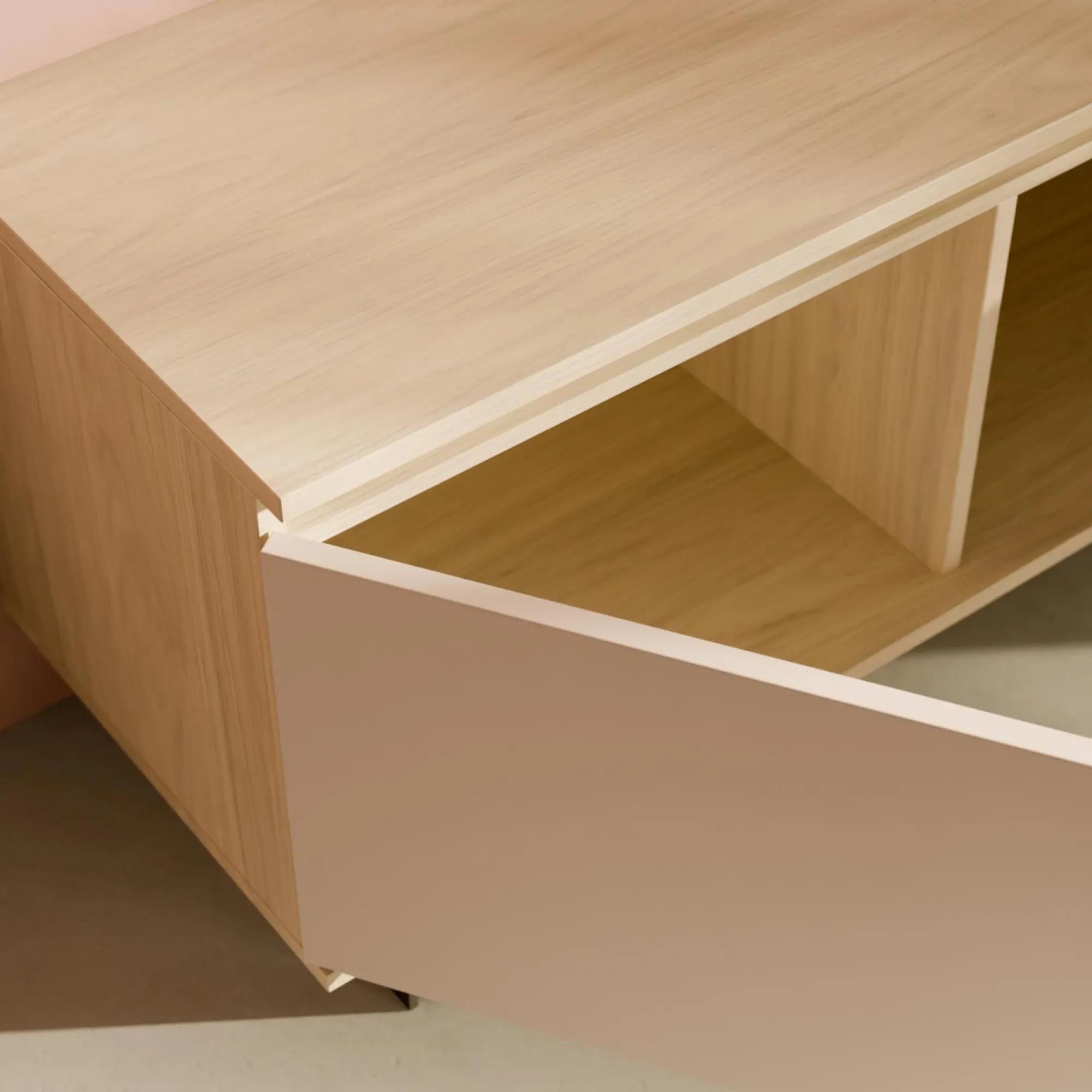 Camif Meubles Tv>Meuble TV 3 portes décor bois Gustavo -