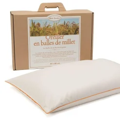 Camif Oreillers|Oreillers>MILLE OREILLERS Oreiller ferme en millet biologique - 40 x 60 cm