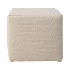 Camif Repose-Pieds>Petit pouf tissu Otis -