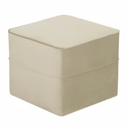 Camif Repose-Pieds>Pouf carré velours Oscar -