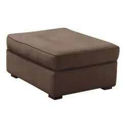 Camif Repose-Pieds>Pouf tissu coton déhoussable Marbella -