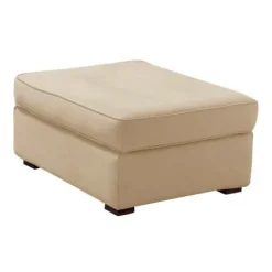 Camif Repose-Pieds>Pouf tissu coton déhoussable Marbella -