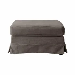 Camif Repose-Pieds>Pouf tissu déhoussable Naxos -