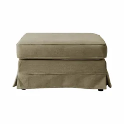 Camif Repose-Pieds>Pouf tissu déhoussable Naxos -