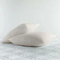 Camif Protèges Oreillers|Protèges Oreillers>Protège oreiller molleton imperméable coton bio Issac - 60 x 60 cm