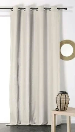 Camif Rideaux Et Voilage|Rideaux Et Voilage>Rideau coton Loïs - - 135 x 260 cm