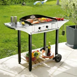 Camif Ensembles Planchas Et Dessertes>ROLLER GRILL Ensemble Plancha 600x400 électrique + desserte